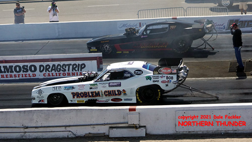 Billy Morris - AA/FC - #7000 - 'Problem Child' (near lane) 
vs Matt Bynum - AA/FC - #707 - 'Cecil Matthews Motorsports' (far lane)